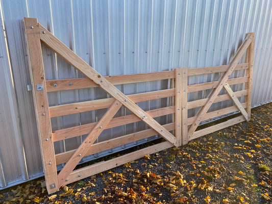 Doyleston - Farm/Driveway 5 rail gates High Ends - 3600-4800mm wide