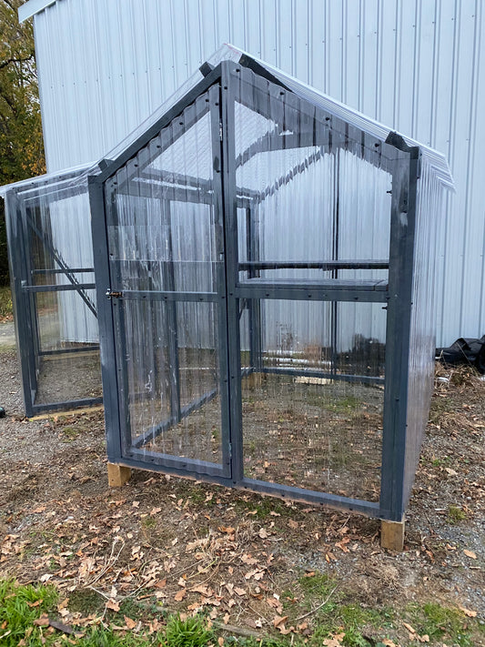 2.4 x 1.8 Timber Polycarbonate Greenhouse