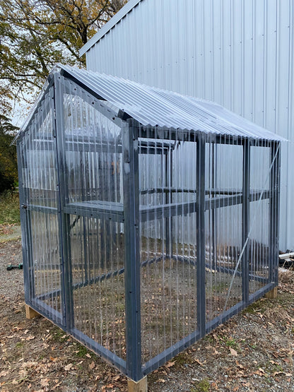 2.4 x 1.8 Timber Polycarbonate Greenhouse