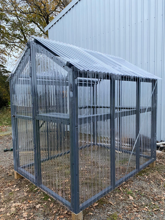 2.4 x 1.8 Timber Polycarbonate Greenhouse