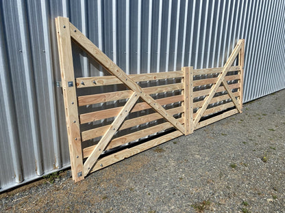 Doyleston - Farm/Driveway 6 rail gates High Ends - 3600-4800mm wide
